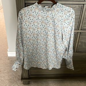 Ann Taylor floral blouse